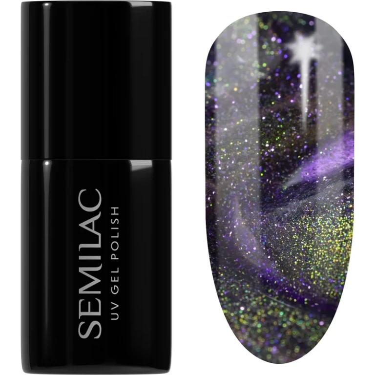 UV Hybrid Galaxy Flash UV/LED Lamp Gel Nail Polish Color 825 Cyber Violet 7ml