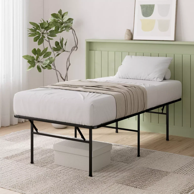 Night Therapy 18 Inch High Profile SmartBase Platform Bed Frame - Twin:- Twin