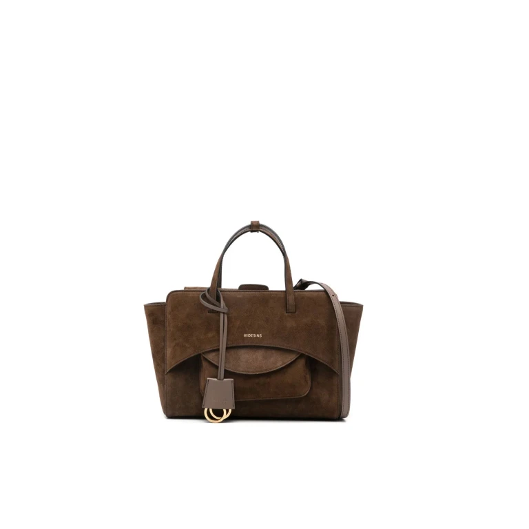 Handbag Flap M Suede Chocolate