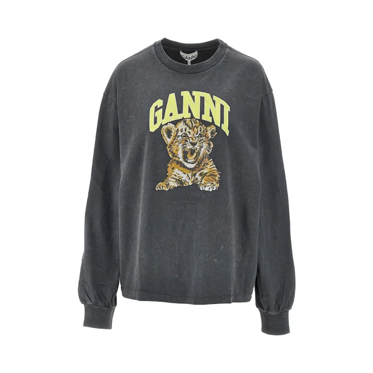 Cotton T-shirt with 'Tiger' print Woman M