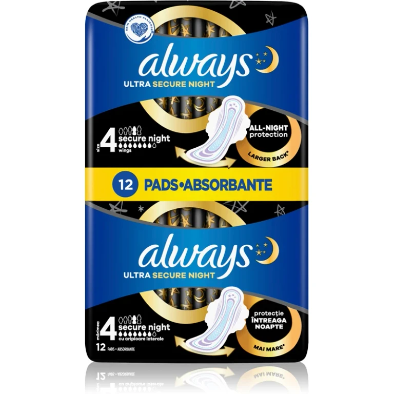 Ultra Extra Night Protection Sanitary Pads Night 12 Pieces