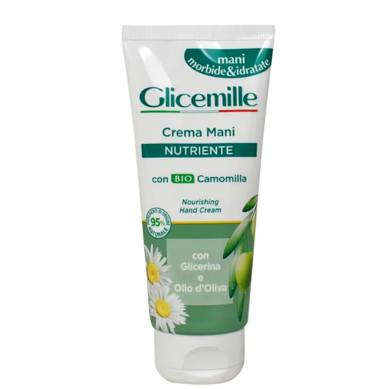 Glicemille Nourishing Hand Cream with chamomile and olive oil 75 ml