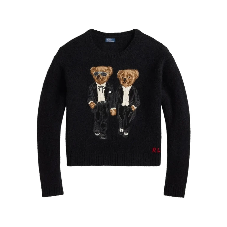 Polo Bear Wool Blend Sweater, Size Large