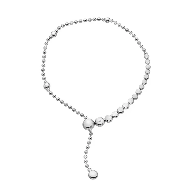 Silver Bracelet With Diamond Linked Dl709