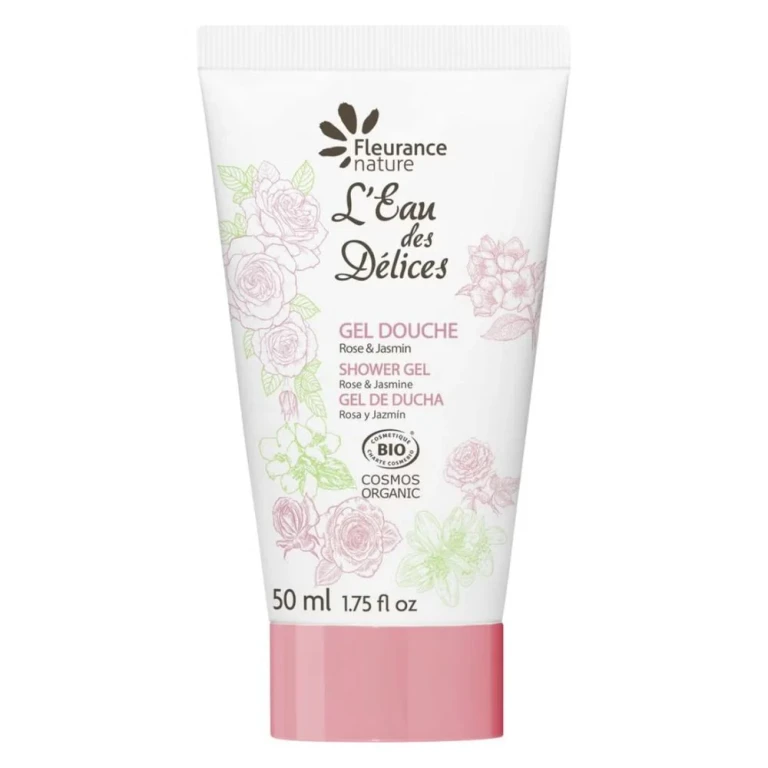 L'Eau des Délices Rose and Jasmine Shower Gel 50 ml