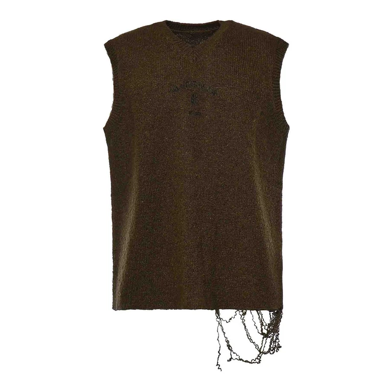 MM6 Maison Margiela Gilet - Marron Clair (SH0FB0026M13283727S)