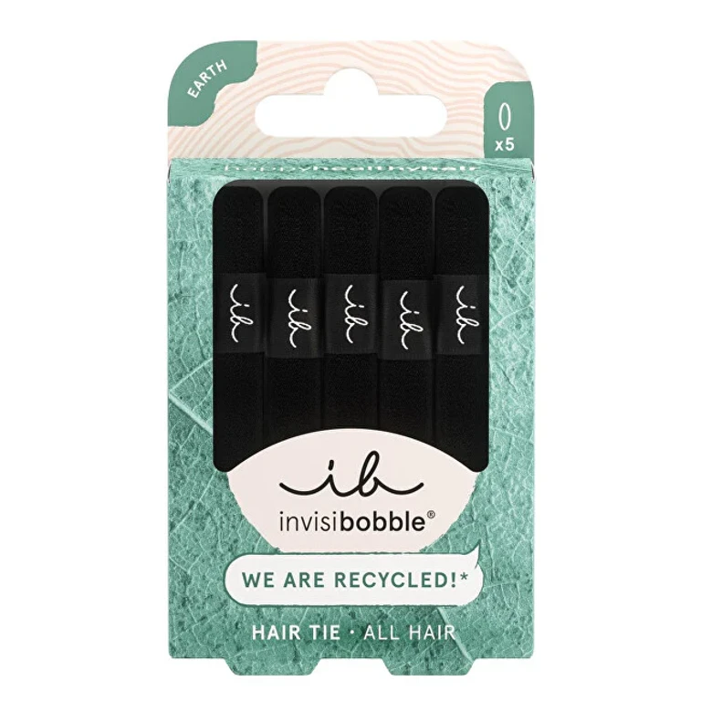 Hair Elastic Black 5 Pieces