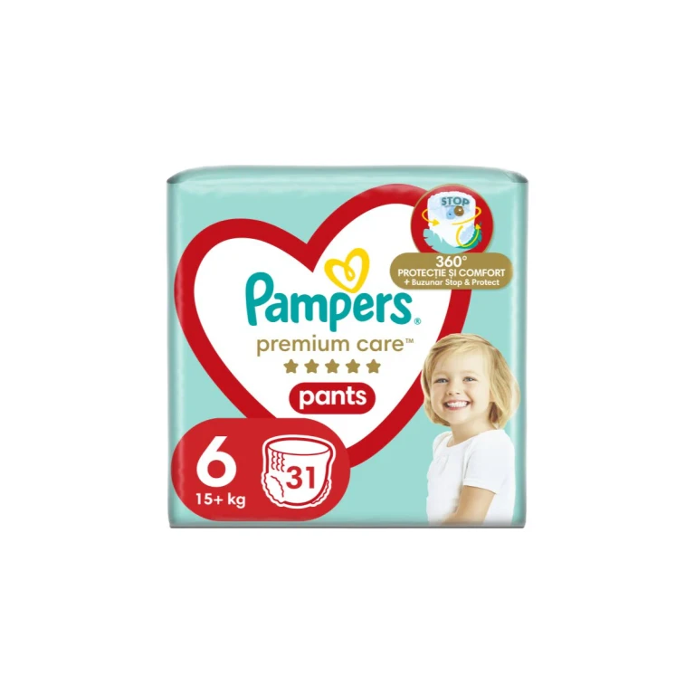 Premium Care Pants Extra Large Size 6 Disposable Pull-Up Nappies 15+ kg 3
