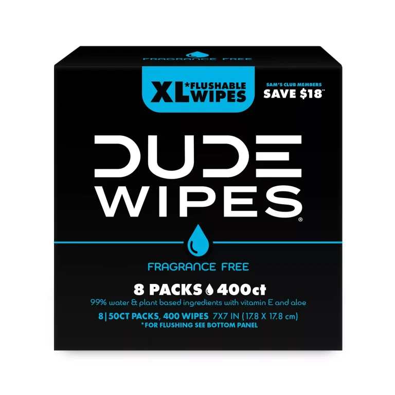 XL Flushable Wipes, Fragrance Free, 8 ct., 400 wipes