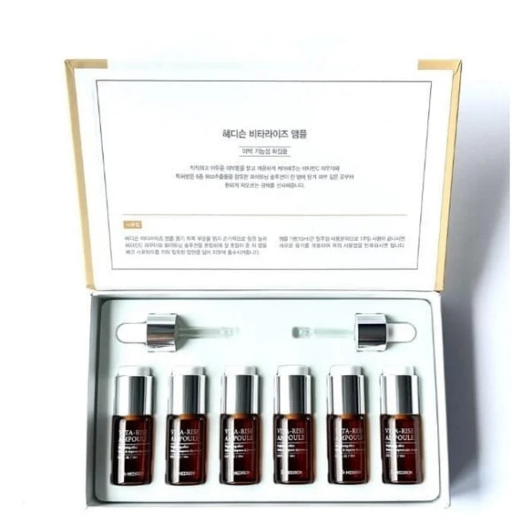 Set Dr. Hedison Vita Bright Brightening Serum in Ampoules Hyperpigmentation Treatment For face Unisex 6 pieces 60 ml