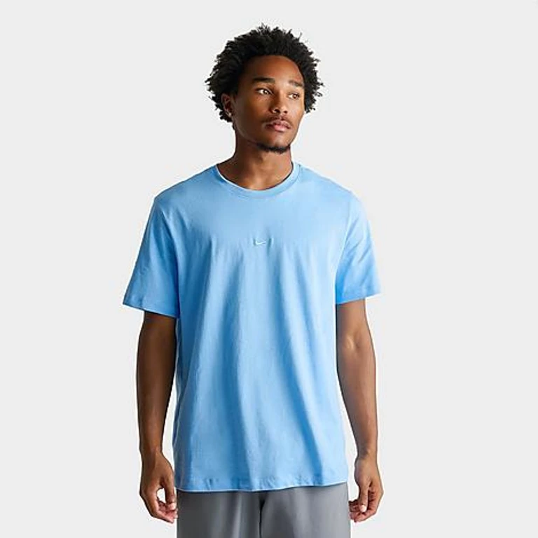 Sportswear Embroidered Swoosh T-Shirt in Light Racer Blue