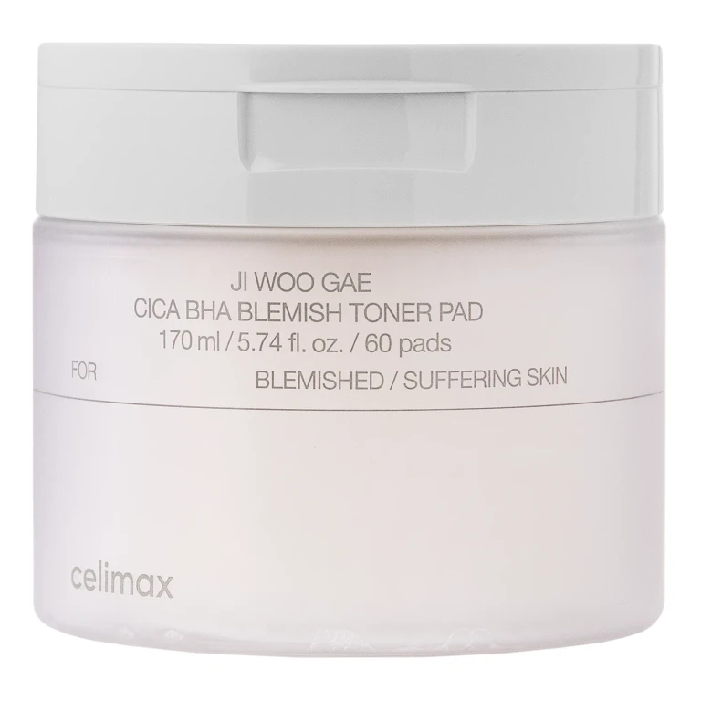 Ji.Woo.Gae Cica BHA Blemish Pad Esfoliante — Dischetto esfoliante