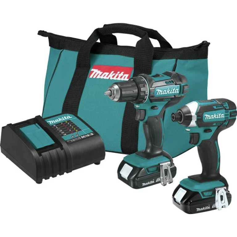 18V LXT Brushed Lithium-Ion 1/2 in. Cordless Drill Driver/1/4 in. Impact Driver Combo Kit (1.5 Ah)