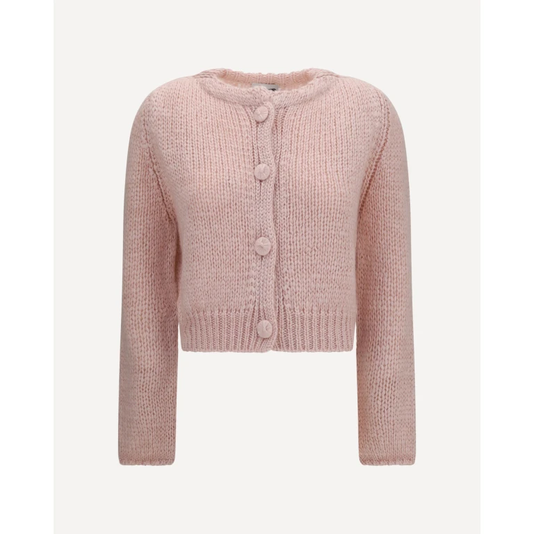 FORTE_FORTE Chunky knit Cardigan with buttons Female II