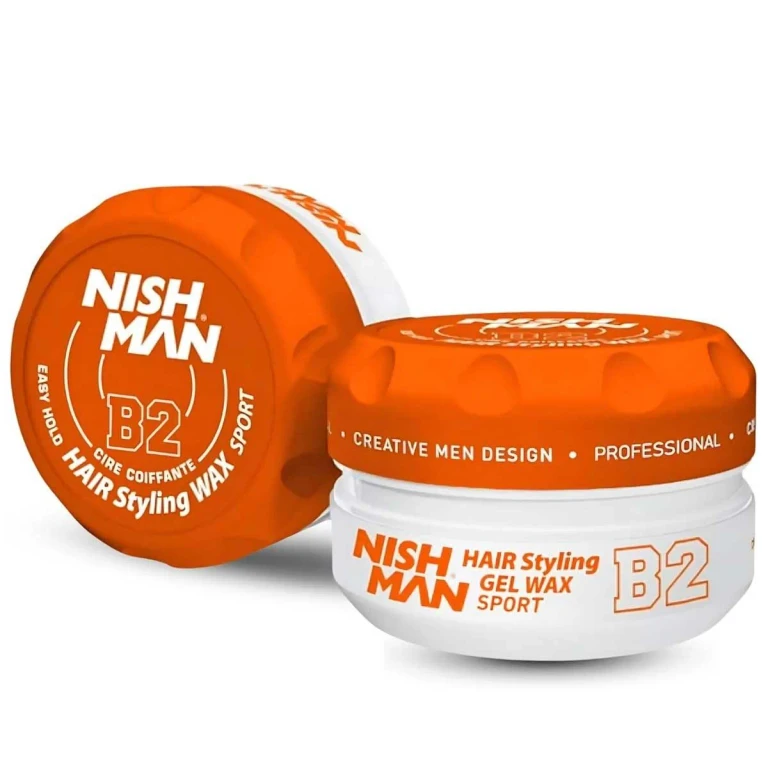 aqua gel wax b2 sport easy use & medium hold (Liquid orange)