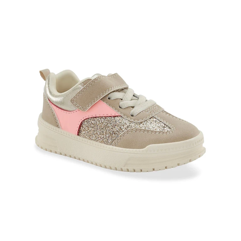 TODDLER GIRLS SNEAKER - GOLD 6:- 6T, Gold