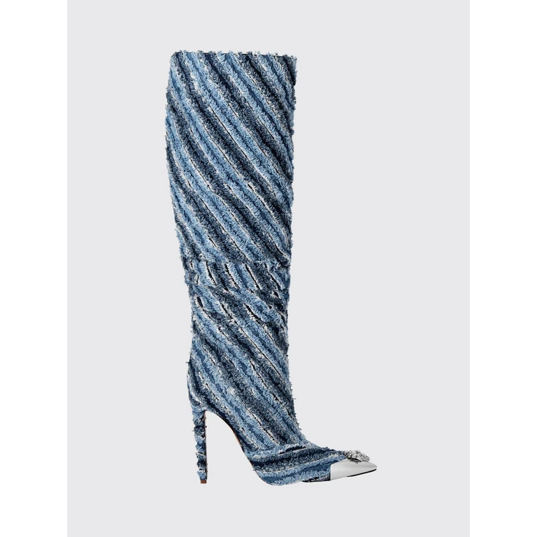Flat Ankle Boot Woman color Turquoise (PADSWSE0785PDE004N08)