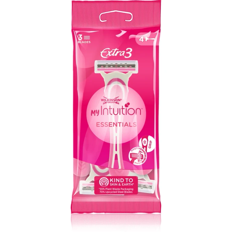 Extra 3 Beauty 4-piece disposable razors
