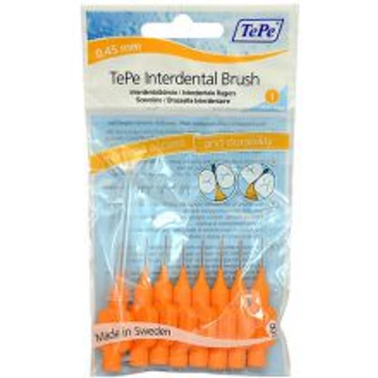 Regular Interdental Brushes (0.45mm Orange 8pcs)