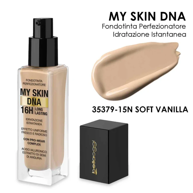 My Skin Dna Long Lasting Foundation 16H Soft Vanilla