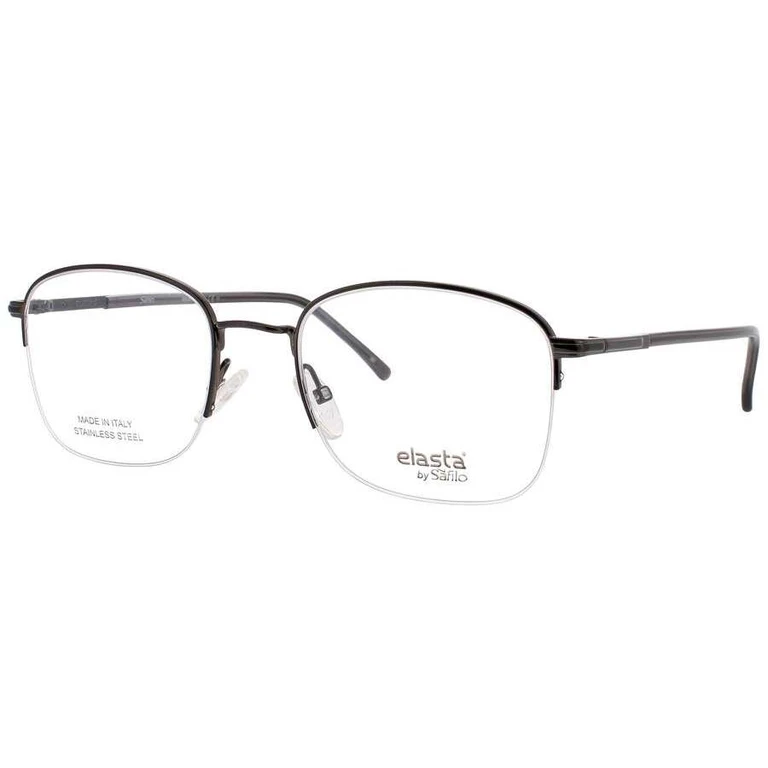 Mens Gunmetal Oval Eyeglass Frames E 7242
