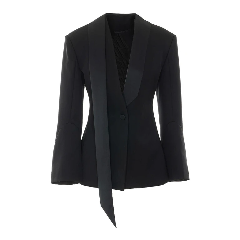 The Attico Blazer - Noir (261WCG00097WWW065AA100)