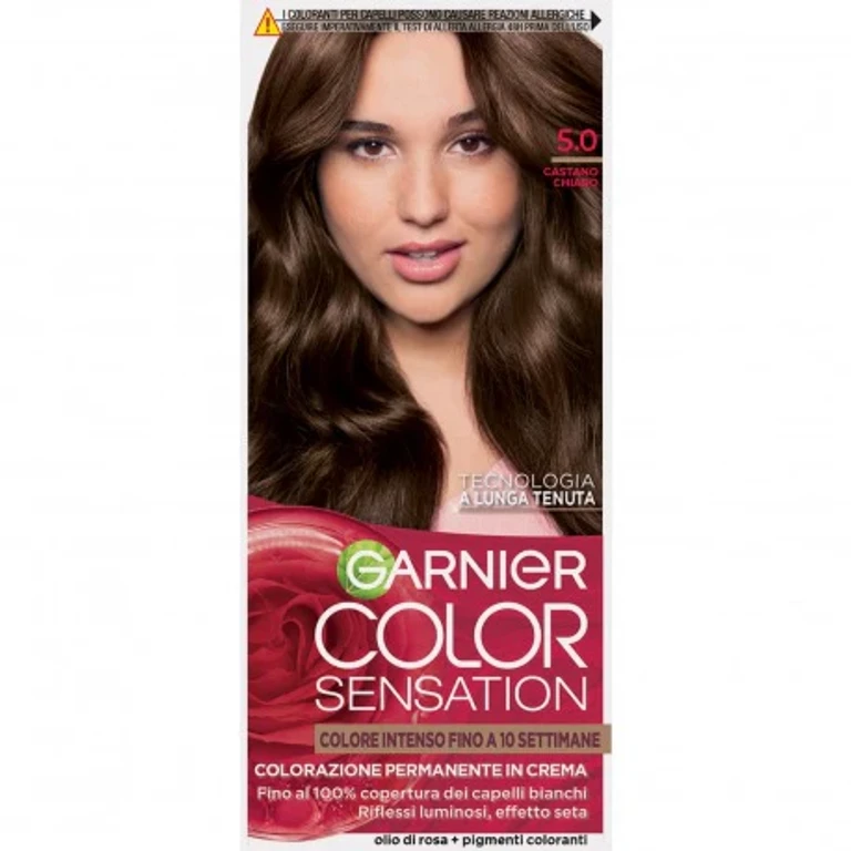 Color Sensation Permanent Cream Hair Color 5.0 Light Brown
