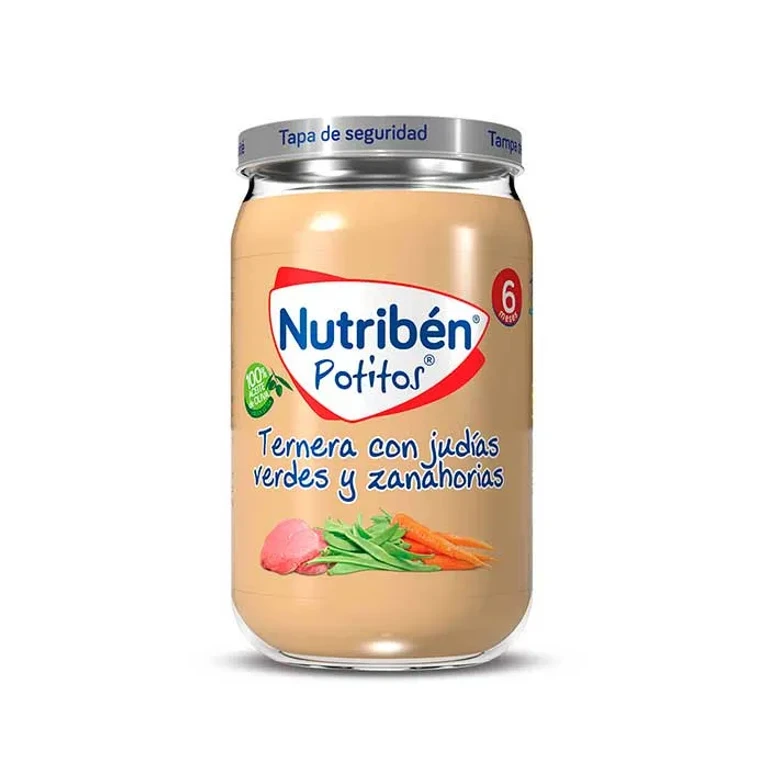 Nutribén Beef with green beans and carrots 235 g