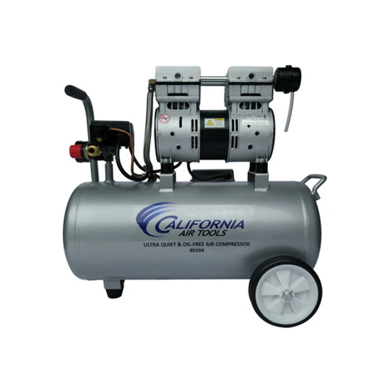 CAT-8010A 1 HP 8 Gallon Ultra Quiet and Oil-Free Aluminum Tank Wheelbarrow Air Compressor