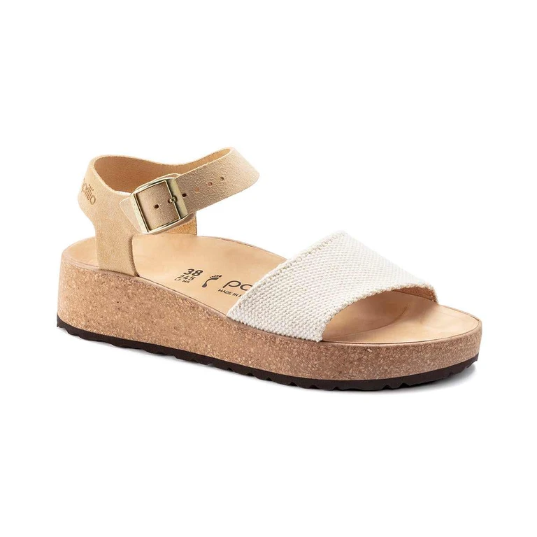 Glenda Suede/Textile Almond