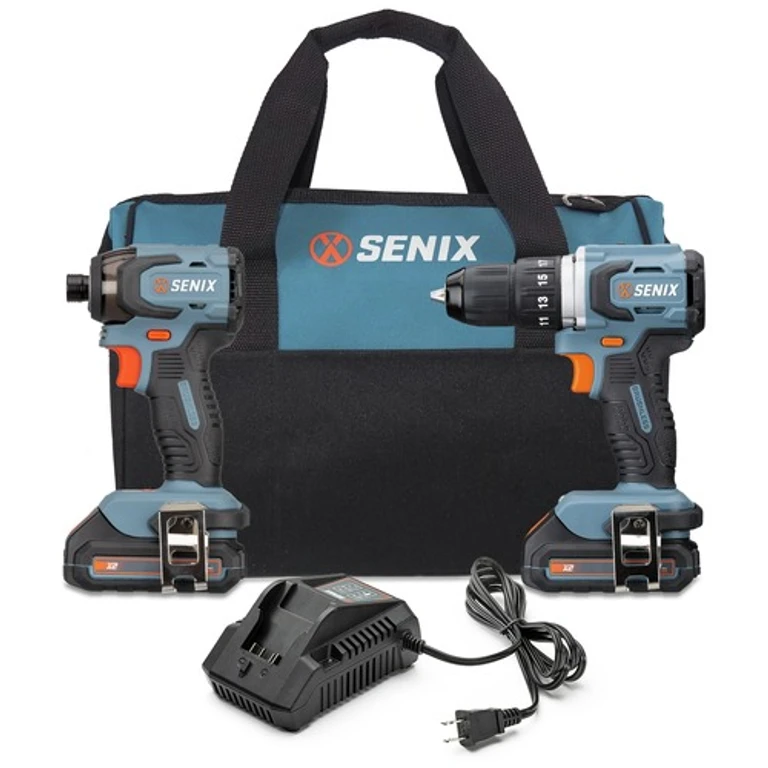 S2K2B2-01 20V Max Brushless 1/2 in. Cordless Drill/Driver and 1/4 in. Impact Driver Combo Kit with 2 Batteries (2 Ah)