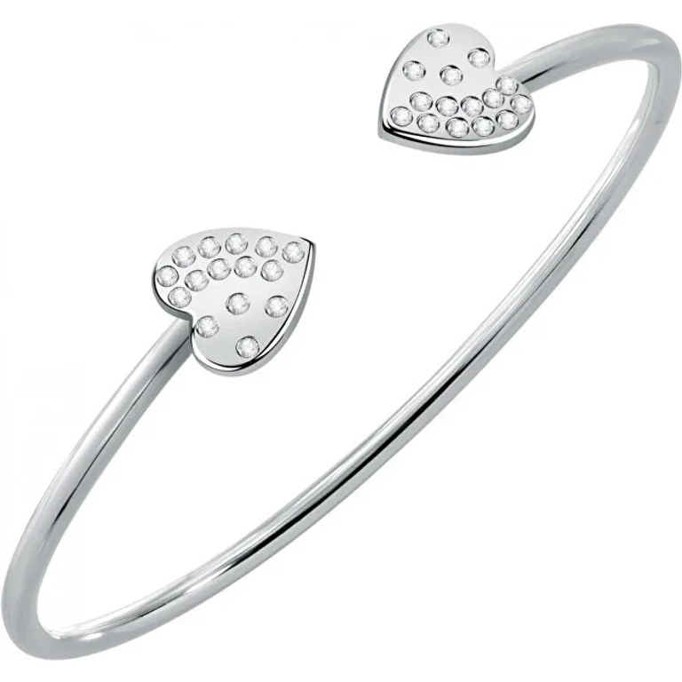Solid Romantic Bracelet With Crystals Passioni Saun01