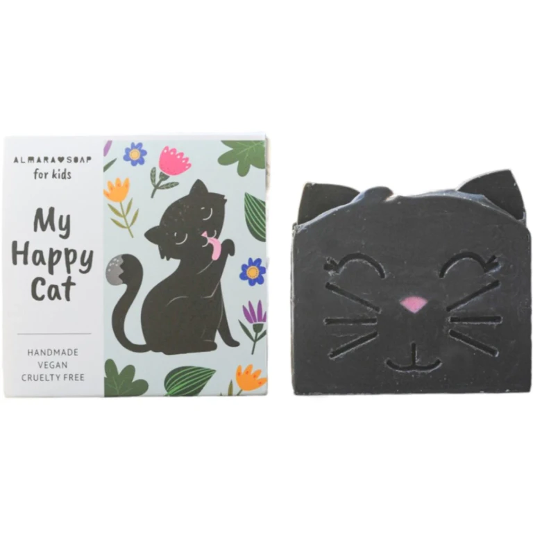 Almara My Happy Cat handmade soap with peach aroma for children 100 g