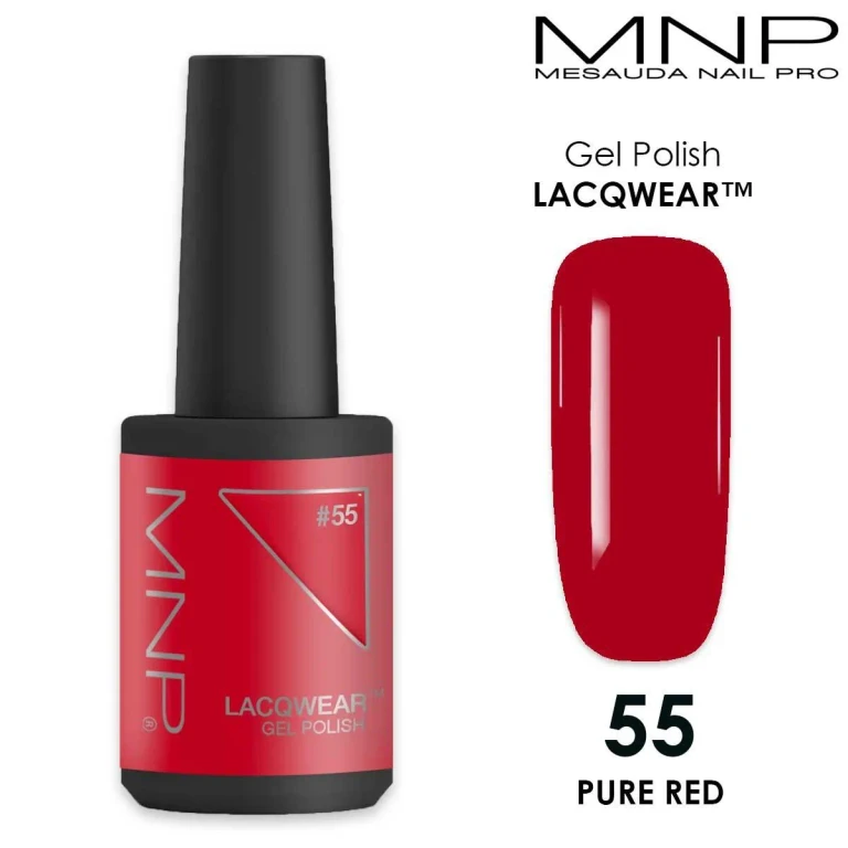 Lacqwear Mnp 10 Ml Gel Polish 55 Pure Red