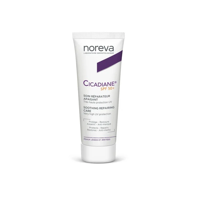 Noreva Cicadiane SPF50+ Soothing repairing treatment for damaged and irritated skin 40 ml