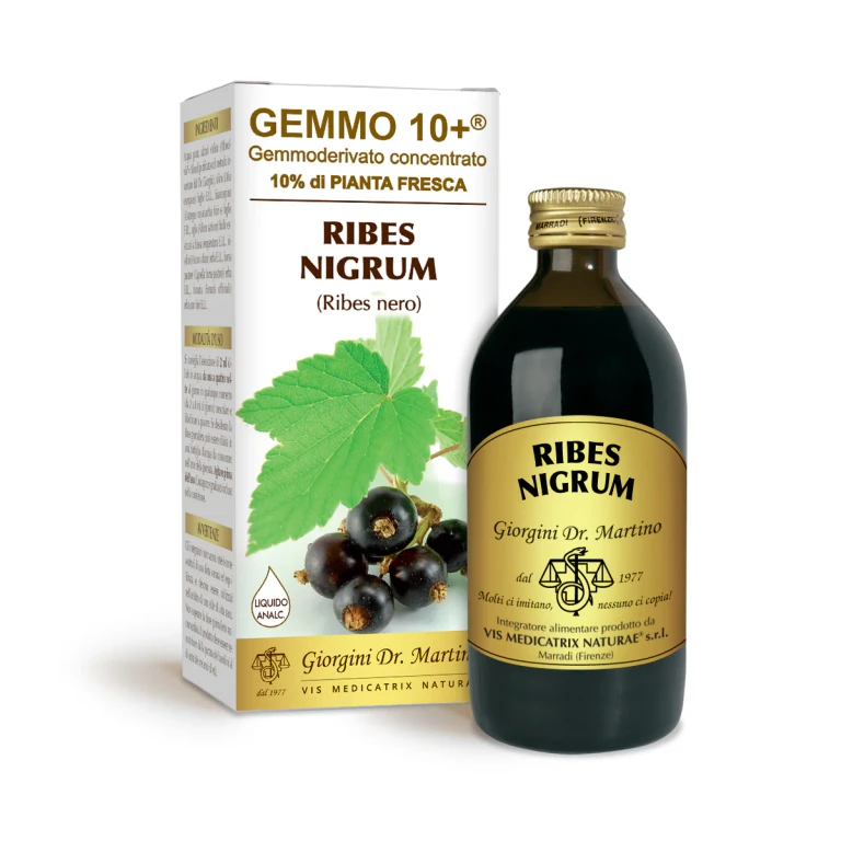 gemmo 10+ blackcurrant 200 ml non-alcoholic liquid
