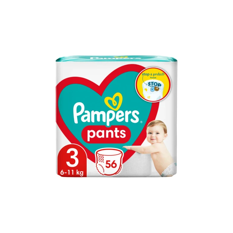 Pants size 3 disposable diapers 6-11 kg 56 pieces