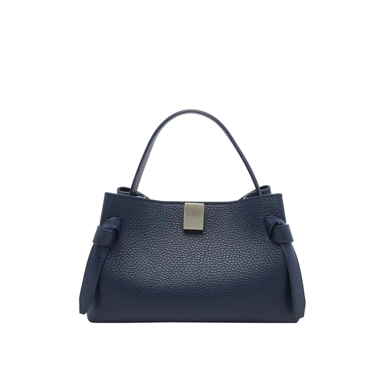 Sac Cabas - Bleu (GYOZAMINIPEBBLEGRAINLEATHERL063)