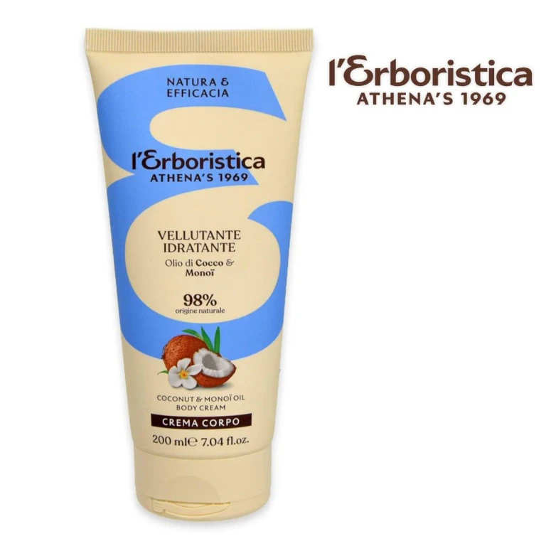 L'Erboristica Body Cream 'Coconut' Tube 200Ml