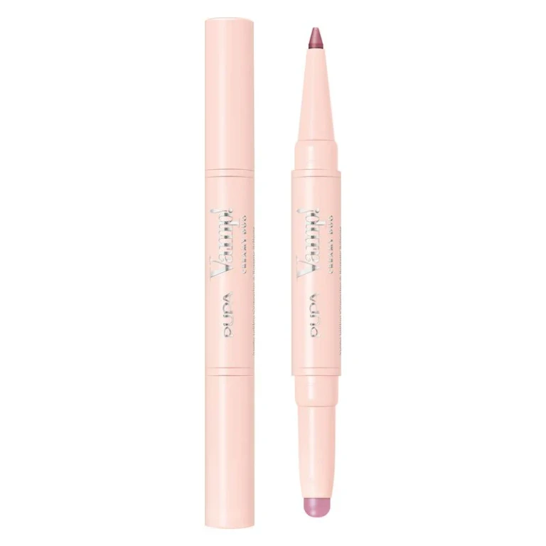 Vamp! Creamy Duo - Lápiz de labios contorneador & Barra de labios brillante 018 - Mauve Rose