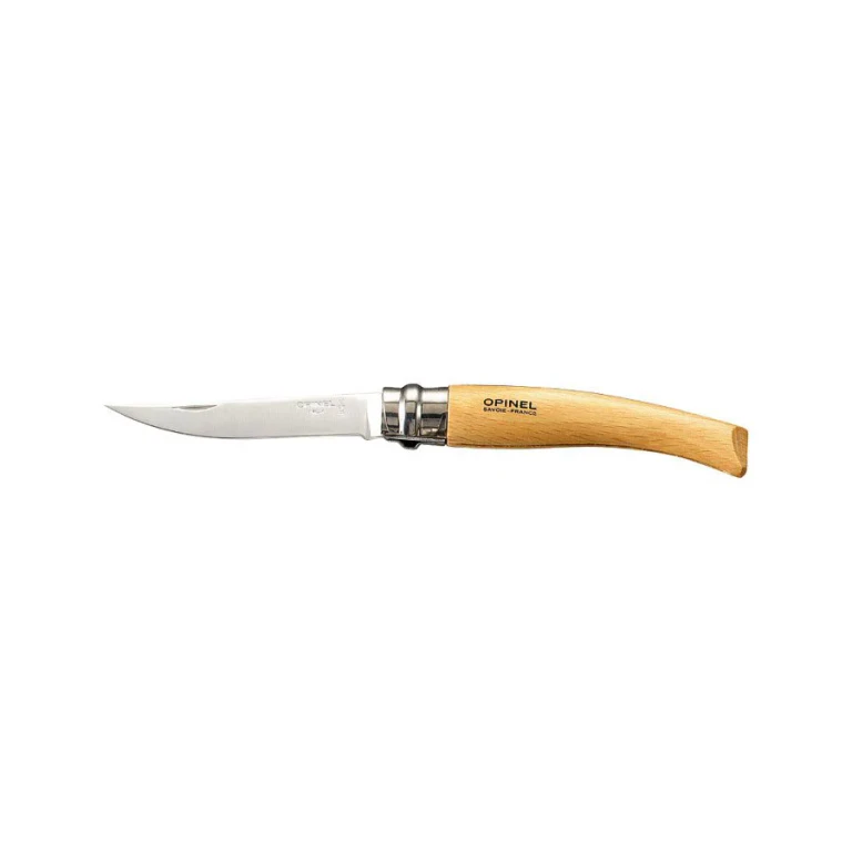 Slim Knife No.08 Beechwood Handle Stainless Bladee