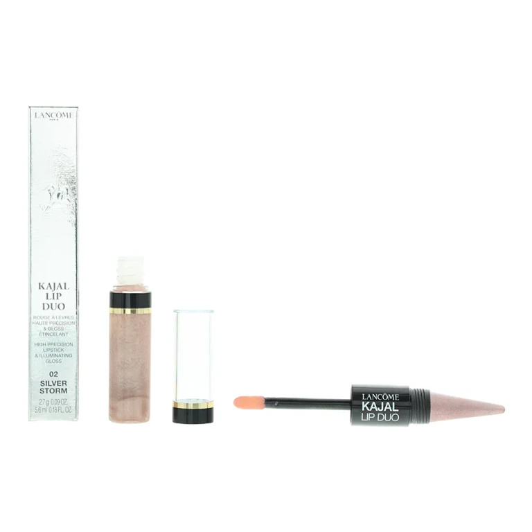 Lancome Kajal Lip Duo Liquid Lipstick 02 Silver Storm 27 g
