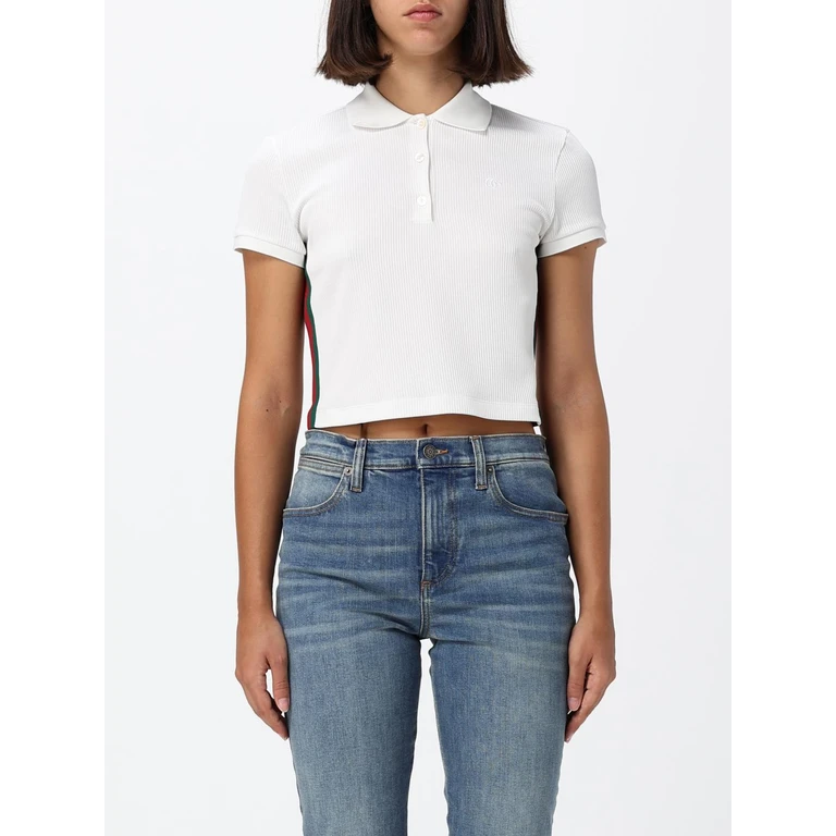 GUCCI Polo Shirt Woman color White (875665XJHYN9000)