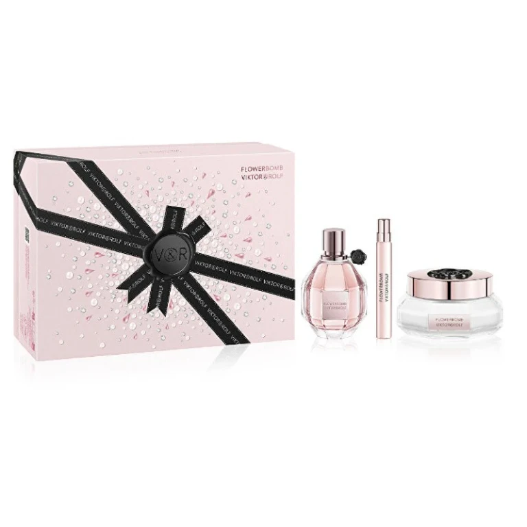 Viktor & Rolf Flowerbomb - Edp 100 Ml + Body Cream 200 Ml + Edp 10 Ml