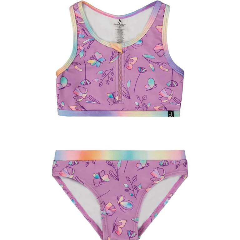 Printed Two-Piece Swimsuit - Little Girl