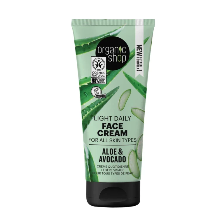Daily face cream with aloe Organic Shop for all skin types 50 ml