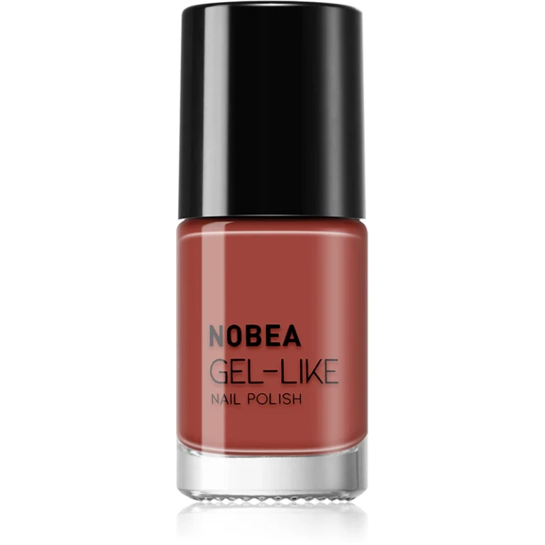 Day-to-Day Gel-like nail polish gel effect color Fired brick #N15 6 ml