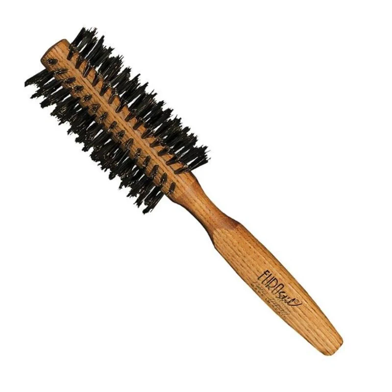Professional round boar bristle brush Eurostil 18 mm 1 pc.