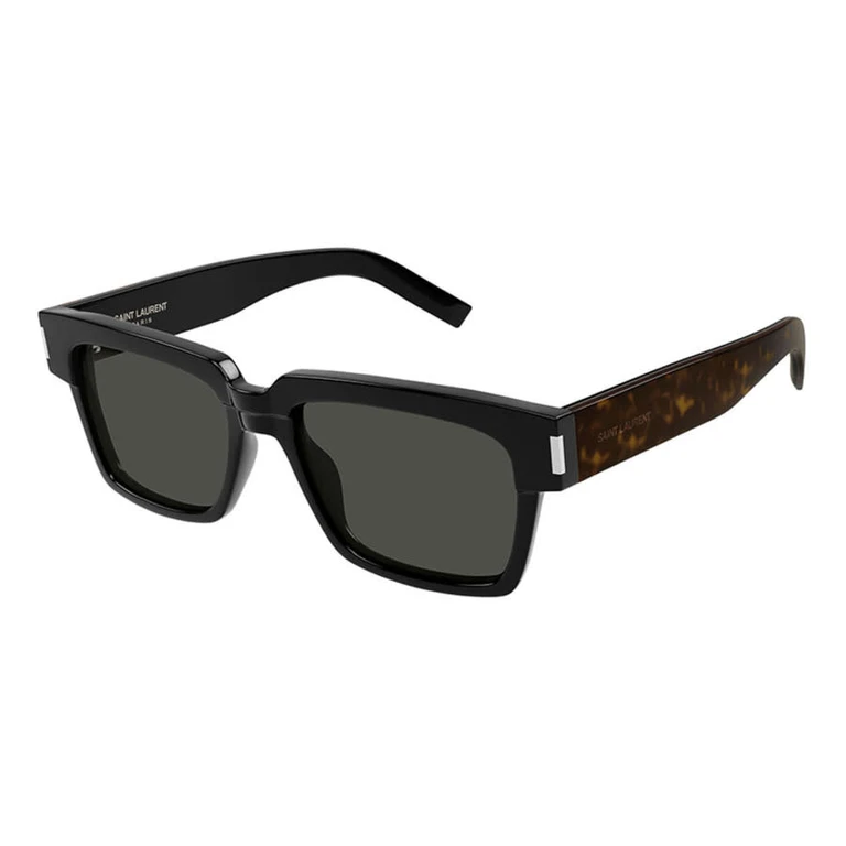 Mens Black Rectangular Sunglasses SL732VADIM 002