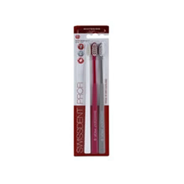 Trio Soft Whitening Toothbrush 2 + 1 FREE (White + Pink + Grey)